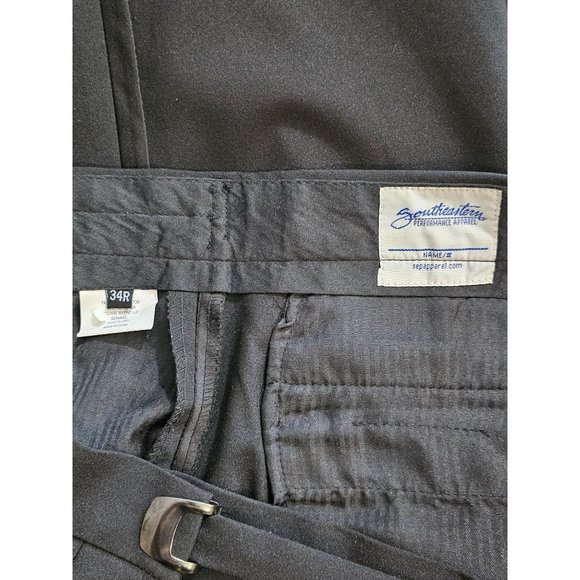 Southeastern Black Washable Tuxedo 42R  Pants 34 X 29 - Picture 6 of 7